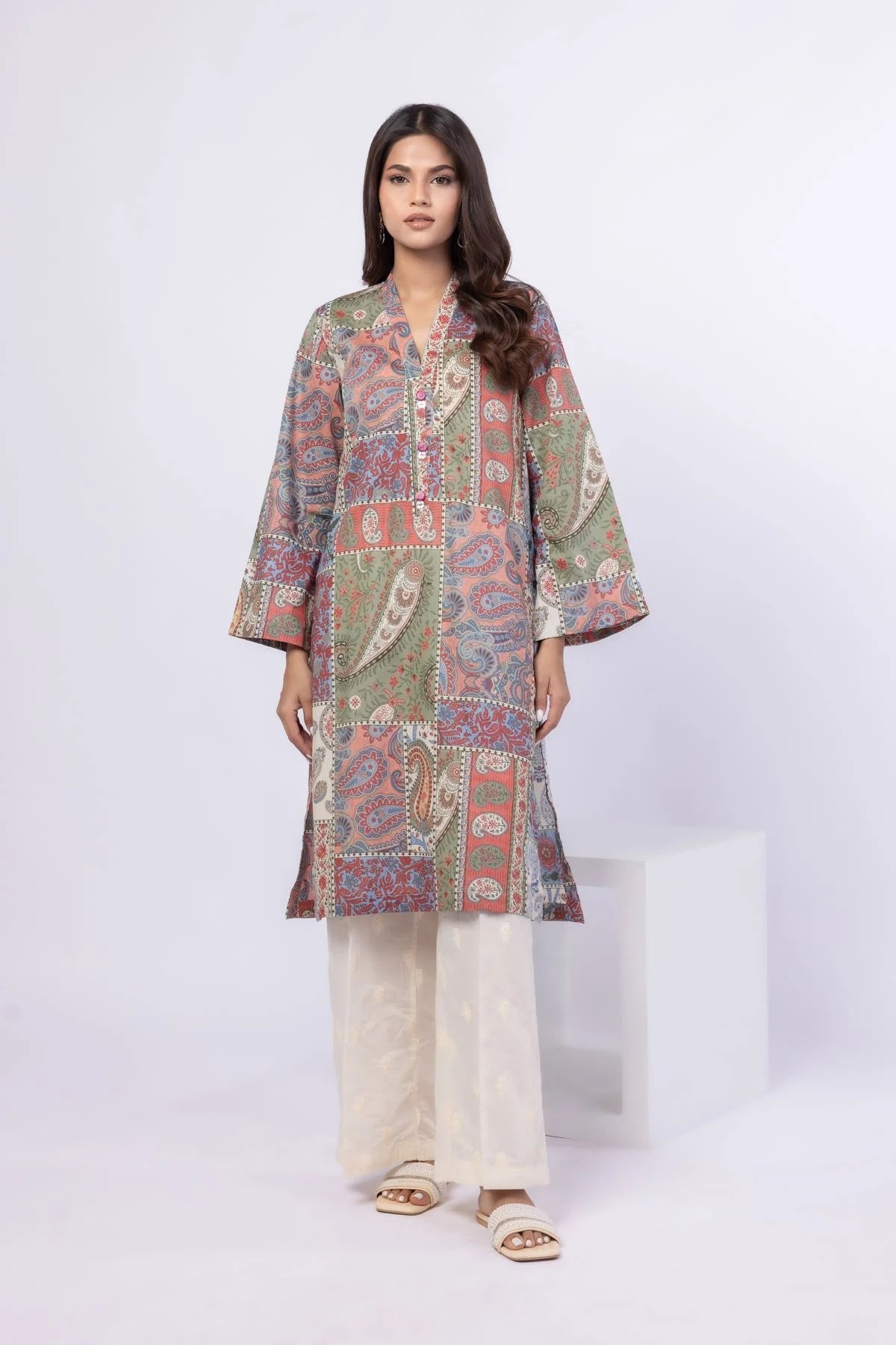 Printed Kurta Top #1283