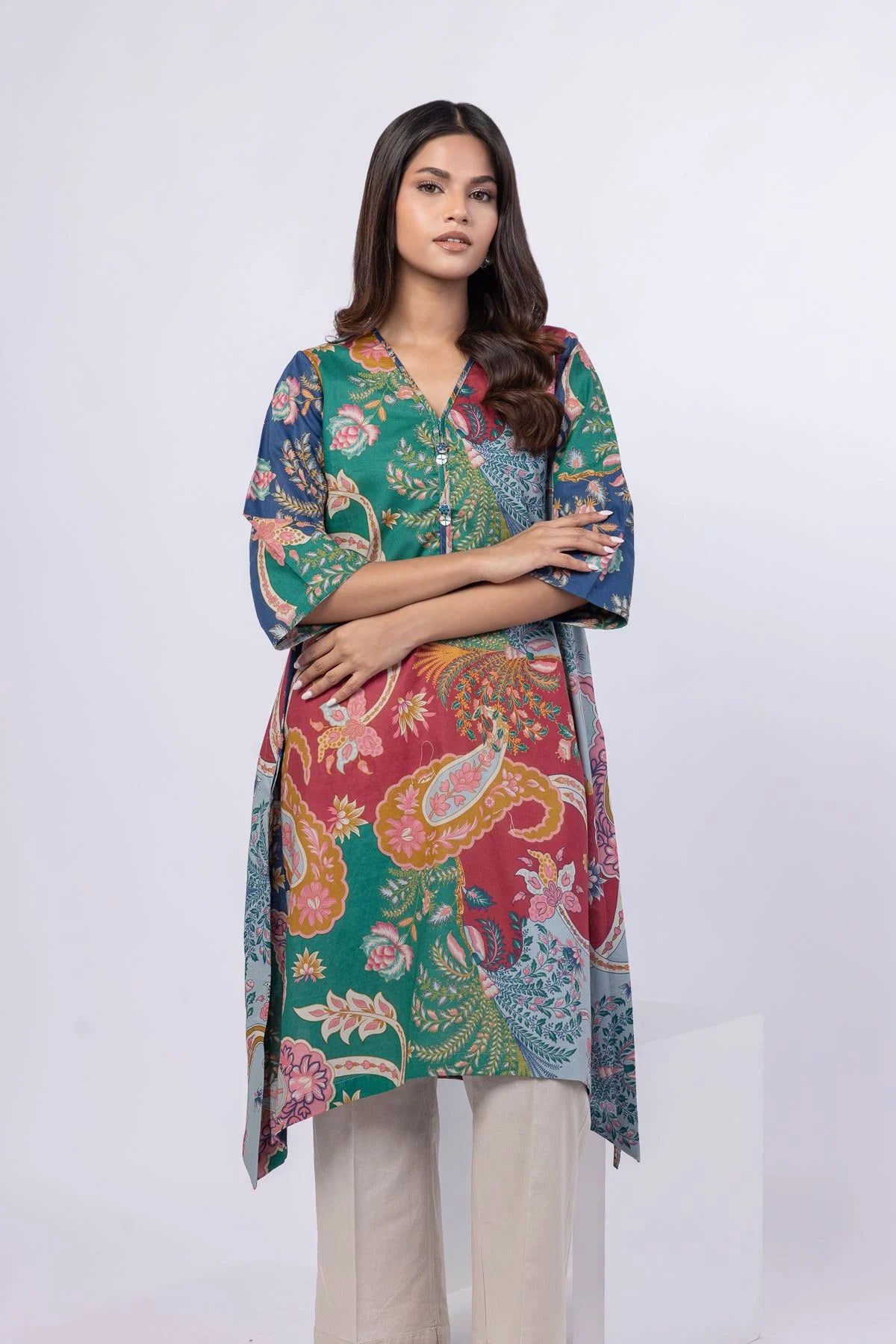 Printed Kurta Top #1289