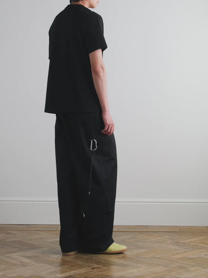 Suna Fujita Logo-Embroidered Cotton-Jersey T-Shirt